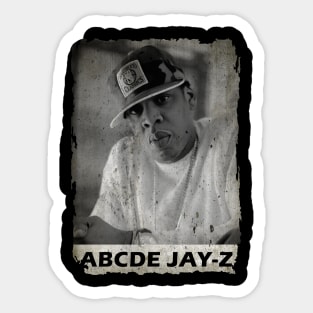 ABCDE JAY-Z Sticker